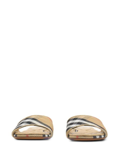 Burberry Sloane check-pattern sandals - Neutrals