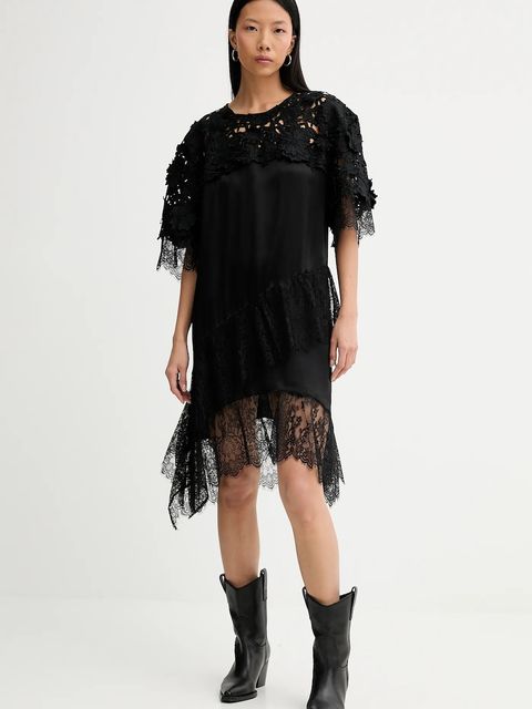 MUNTHE sukienka RADA kolor czarny mini prosta 254131025443 - zdjęcie produktu nr 1