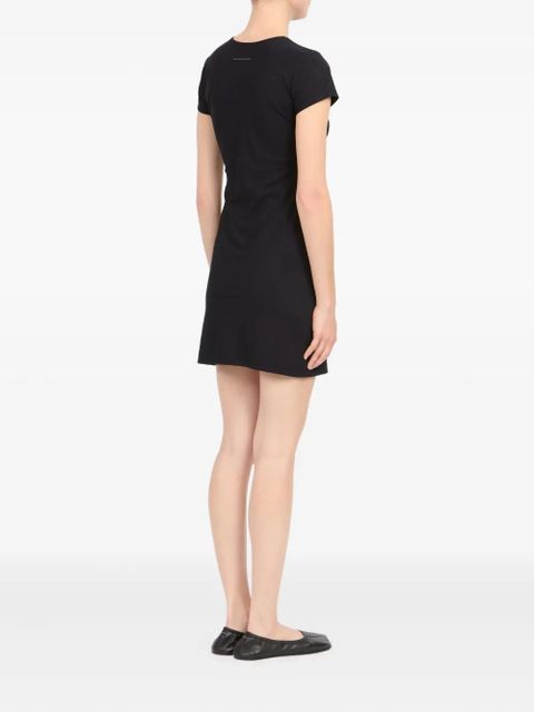 MM6 Maison Margiela short-sleeve mini dress - Black