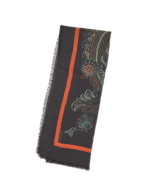 ETRO floral-print scarf - Brown - zdjęcie produktu nr 2
