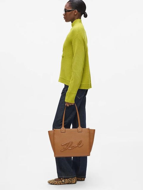 Karl Lagerfeld torebka K/SKUARE kolor brązowy A4W30258