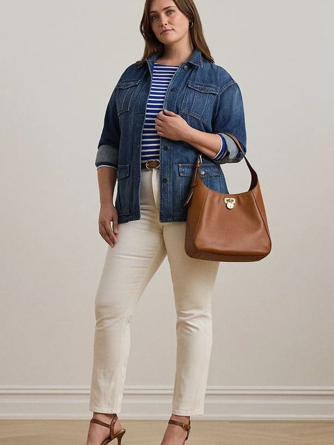 Lauren Ralph Lauren torebka skórzana