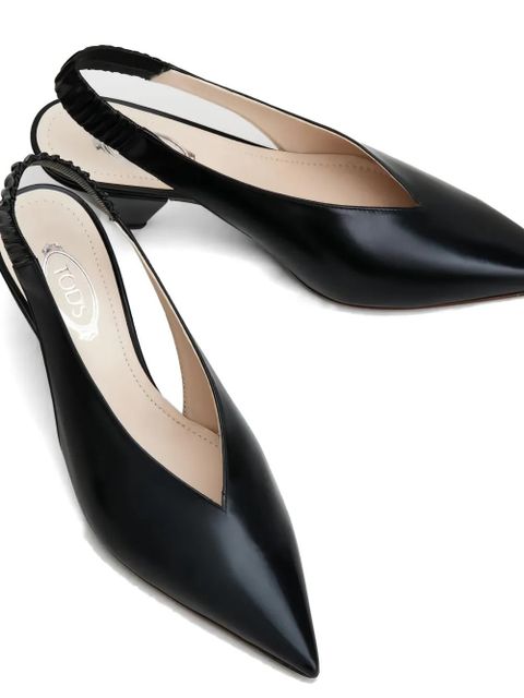 Tod's point-toe slingback pumps - Black