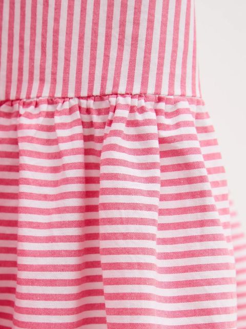 United Colors of Benetton sukienka kolor różowy maxi rozkloszowana 4SZRDV0B8