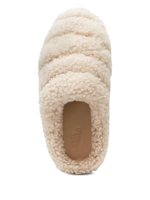Axel Arigato Snail shearling mules - Neutrals