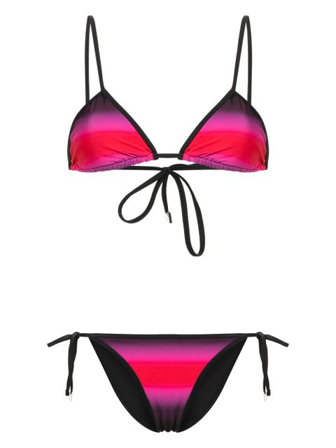 The Attico gradient-effect bikini - Black - zdjęcie produktu nr 1