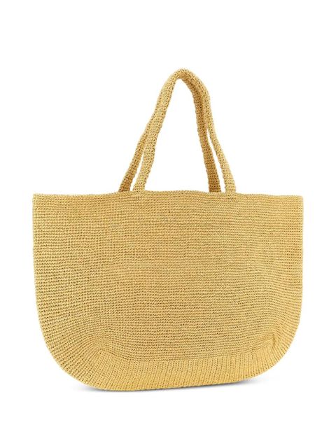 Off-White Jitney embroidered tote bag - Neutrals