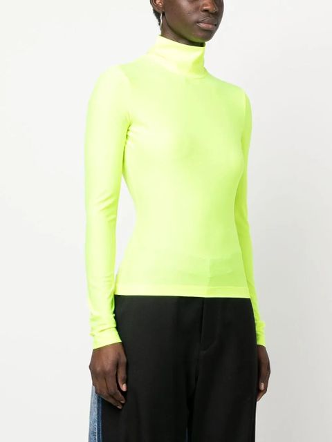 Diesel high collar T-shirt - Yellow