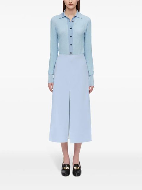Ferragamo layered midi skirt - Blue - zdjęcie produktu nr 2