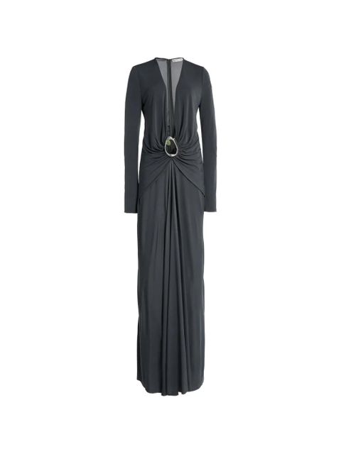 Christopher Esber ruched maxi dress - Grey - zdjęcie produktu nr 1