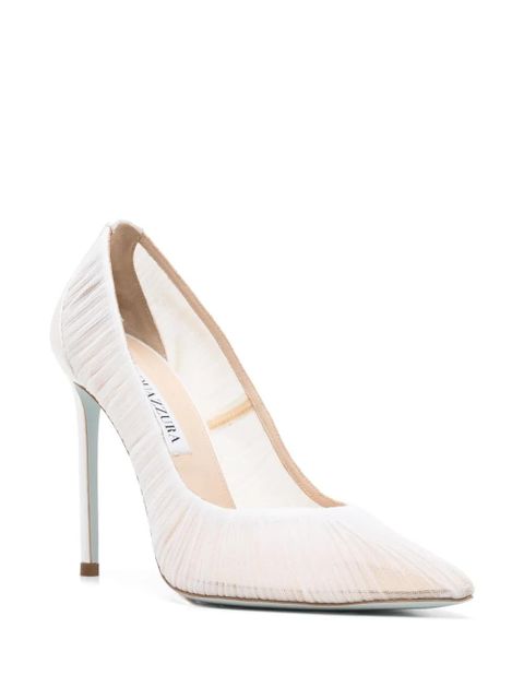 Aquazzura 105mm Voile pumps - White - zdjęcie produktu nr 2