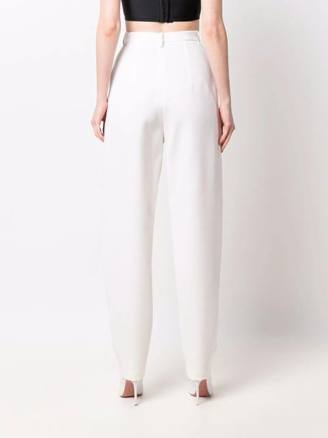 Magda Butrym tapered high-waisted trousers - Neutrals