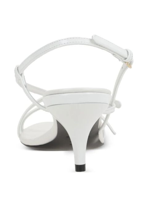 Miu Miu leather sandals - White