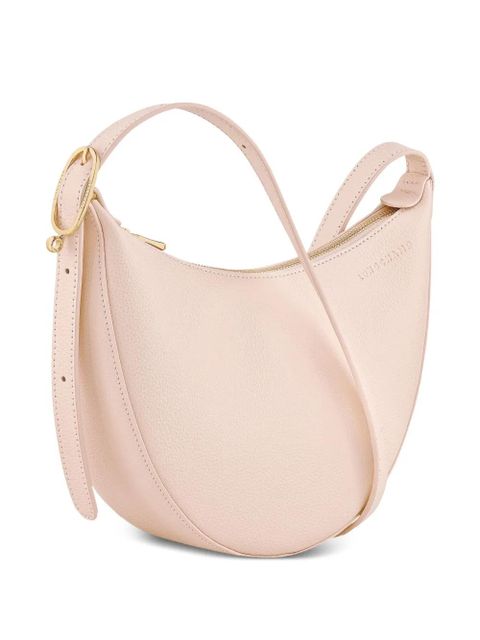 Longchamp small Le Foulonné grained-leather cross body bag - Pink