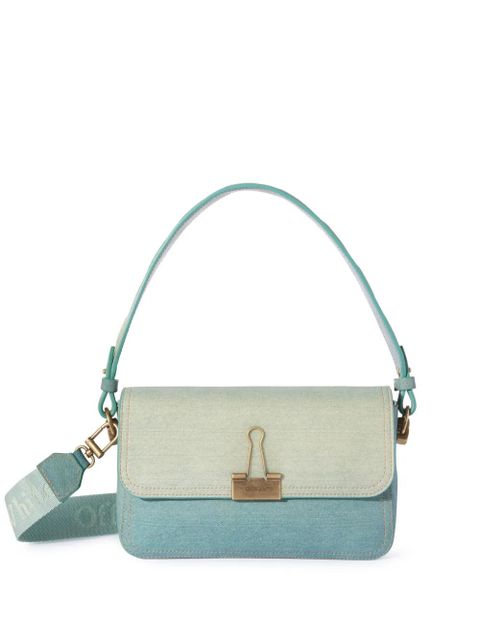 Off-White medium Soft Binder shoulder bag - Blue - zdjęcie produktu nr 1