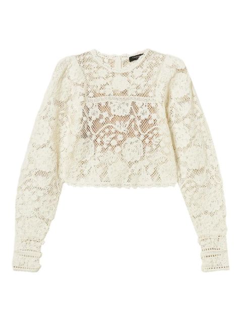 TWINSET crochet sweater - White - zdjęcie produktu nr 1