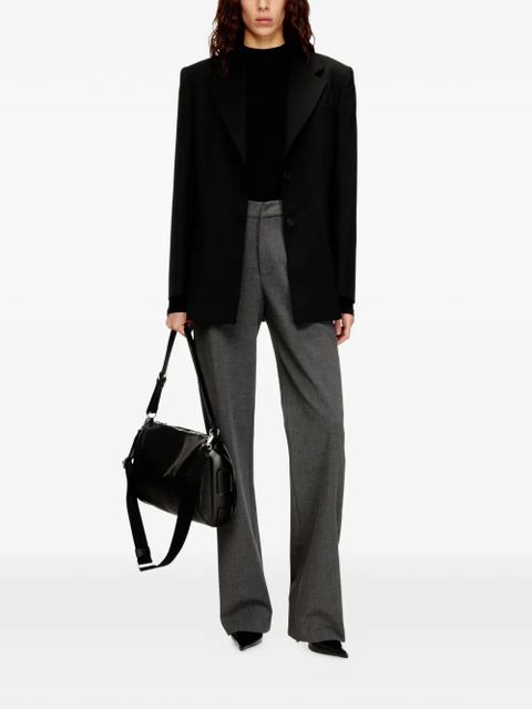 Diesel single-breasted blazer - Black