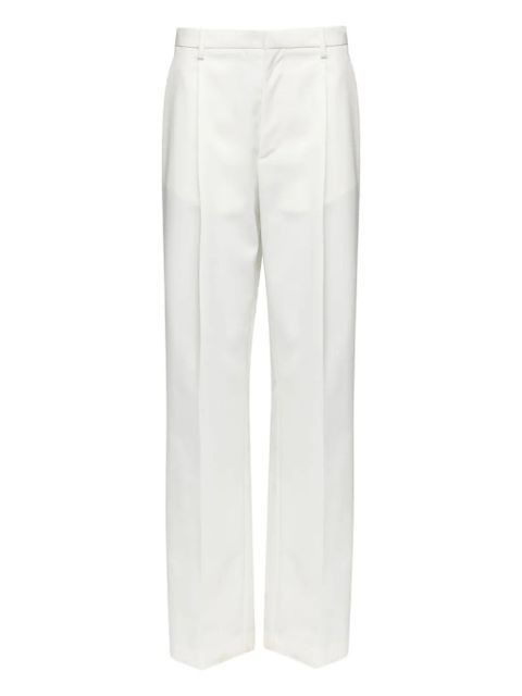 MM6 Maison Margiela pleated tailored trousers - White - zdjęcie produktu nr 1
