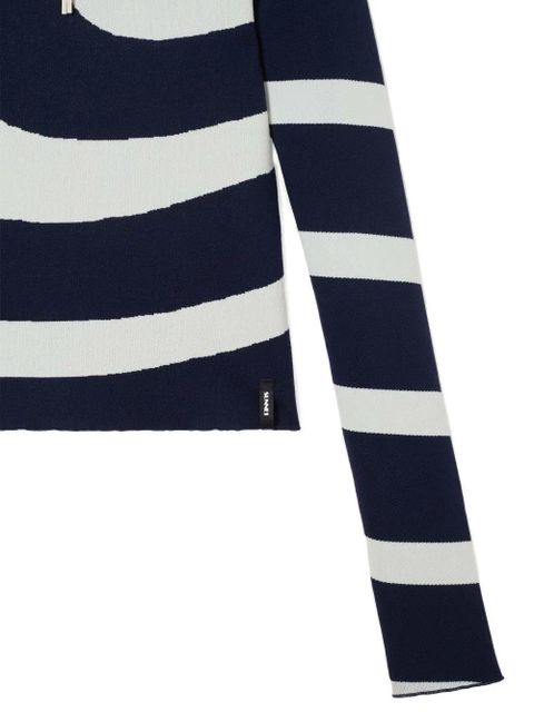 Sunnei zipped spiral fitted sweater - Blue - zdjęcie produktu nr 2