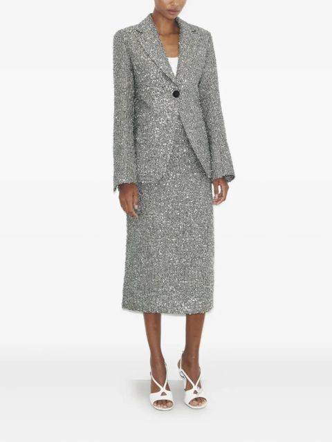 Tory Burch tweed blazer - Grey - zdjęcie produktu nr 2