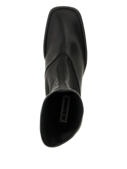 Jil Sander 65mm leather boots - Black