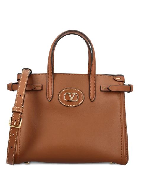 Valentino Garavani vlogo handles shoulder bag - Brown - zdjęcie produktu nr 1