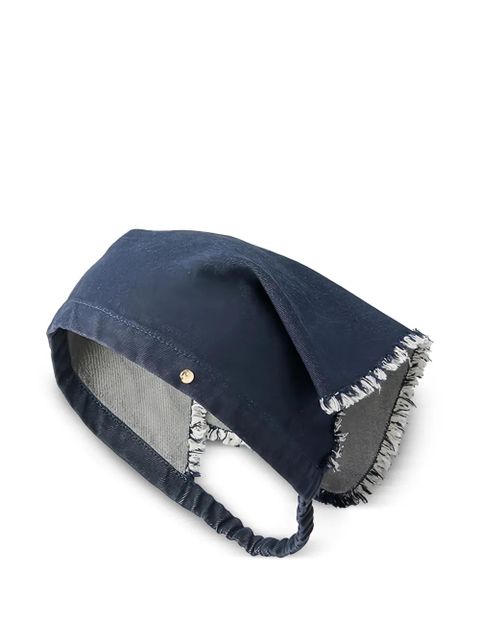 Maison Michel Natasha fringed hat - Blue - zdjęcie produktu nr 1