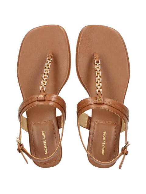 Michael Kors Marcia chain-strap sandals - Brown