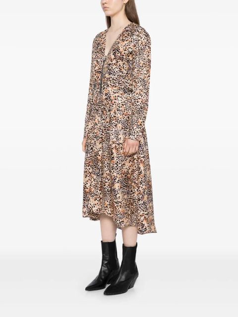 ISABEL MARANT Magaly midi dress - Neutrals