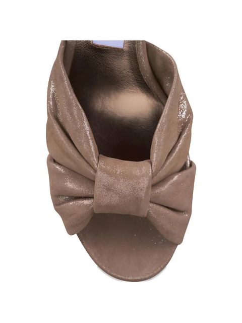 Jimmy Choo Heloise platform knot sandals - Neutrals