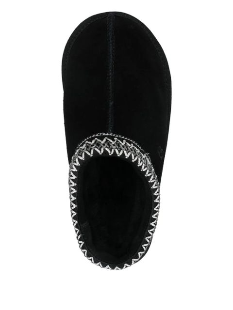 UGG Tasman II braided-trim suede slippers - Black - zdjęcie produktu nr 2