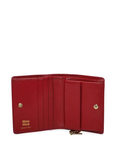 Miu Miu padlock wallet - Red