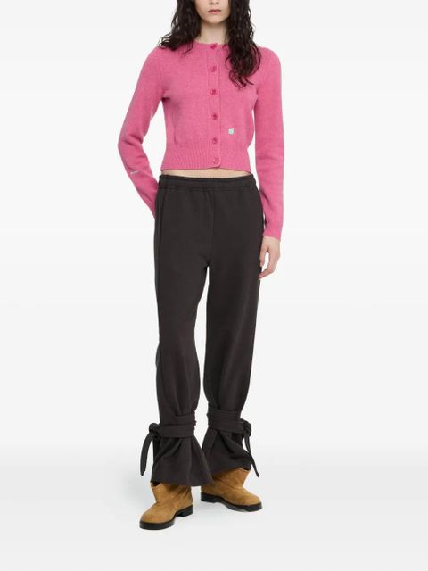 JW Anderson logo-embroidered cardigan - Pink