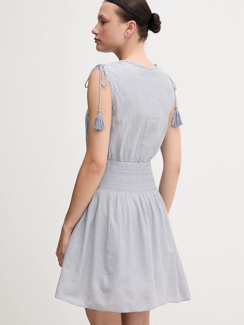 Pepe Jeans sukienka ESTELLA kolor niebieski mini rozkloszowana PL953740