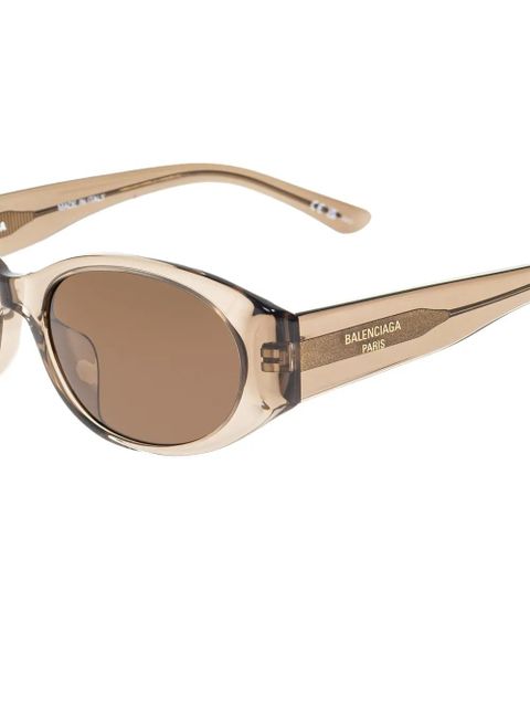 Balenciaga Eyewear oval-frame sunglasses - Brown - zdjęcie produktu nr 2