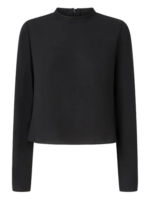 PINKO Bucatini long-slevee blouse - Black - zdjęcie produktu nr 1