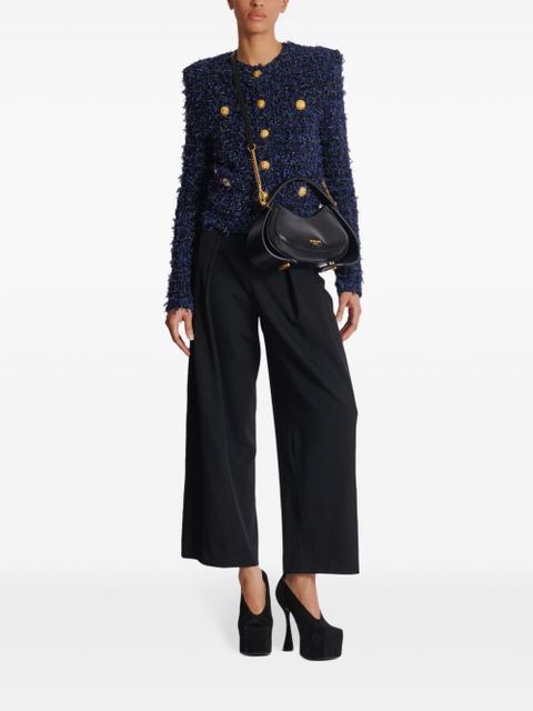 Balmain buttoned tweed jacket - Blue - zdjęcie produktu nr 2