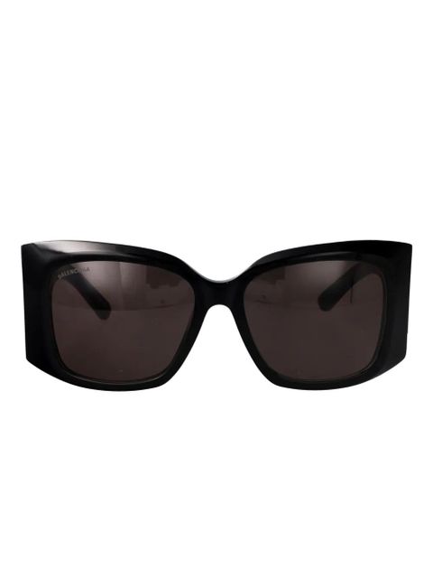 Balenciaga Eyewear logo geometric sunglasses - Black