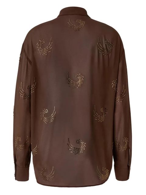 PINKO Fortini shirt - Brown - zdjęcie produktu nr 2