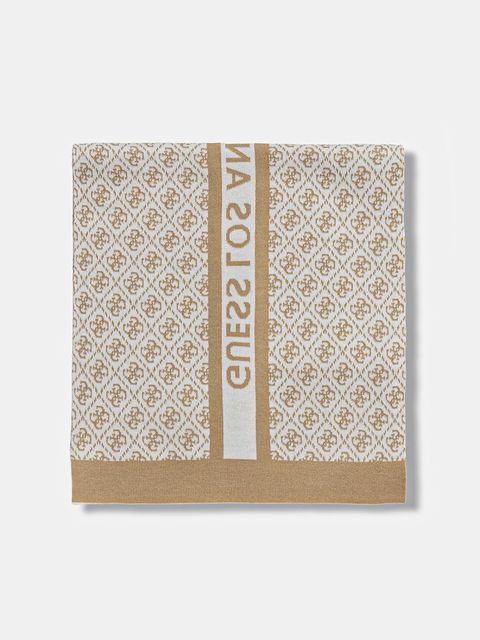 Guess szalik z domieszką wełny SEVYN