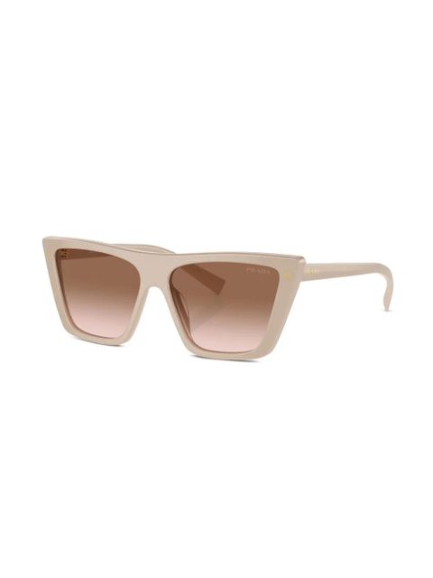 Prada Eyewear butterfly-frame sunglasses - Brown - zdjęcie produktu nr 2