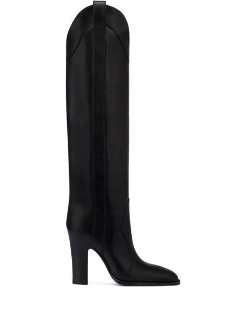 Paris Texas 100mm Lavinia heel boots - Black - zdjęcie produktu nr 1