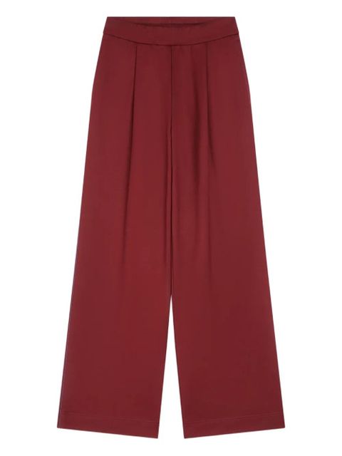 DRIES VAN NOTEN dart-detailing track pants - Red - zdjęcie produktu nr 1