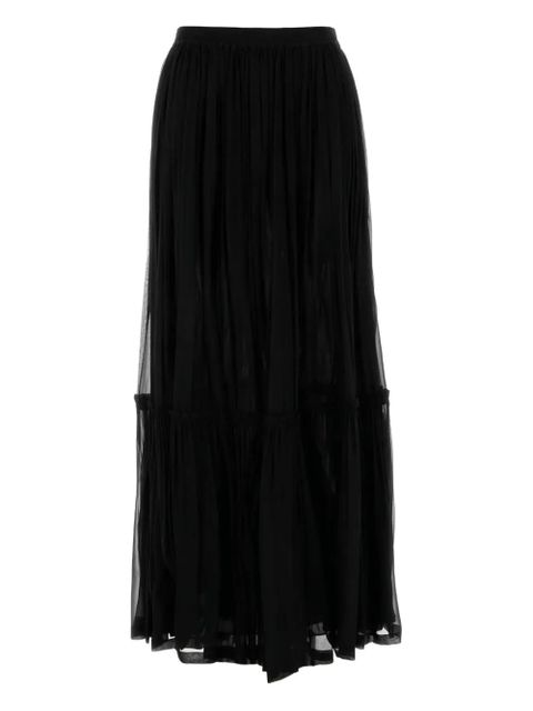 Saint Laurent silk skirt - Black - zdjęcie produktu nr 1