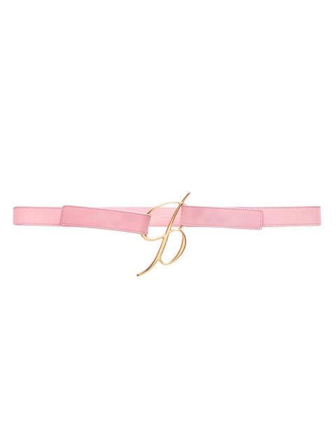 Blumarine B-buckle leather belt - Pink - zdjęcie produktu nr 1