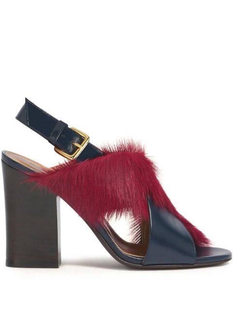 Marni criss-cross buckled sandals - Blue - zdjęcie produktu nr 1