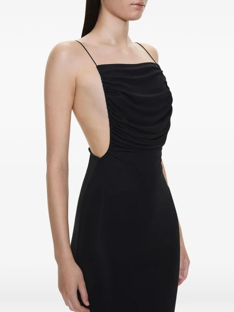 Christopher Esber Sculpted ruched dress - Black