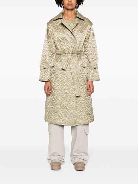 Moncler Samare padded trench coat - Green