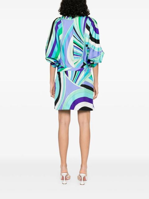 PUCCI abstract-pattern dress - Green