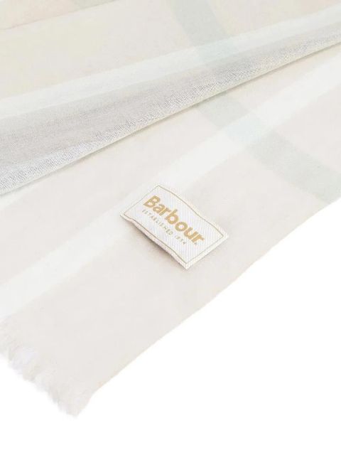 Barbour Maisy tartan-pattern scarf - Neutrals - zdjęcie produktu nr 2